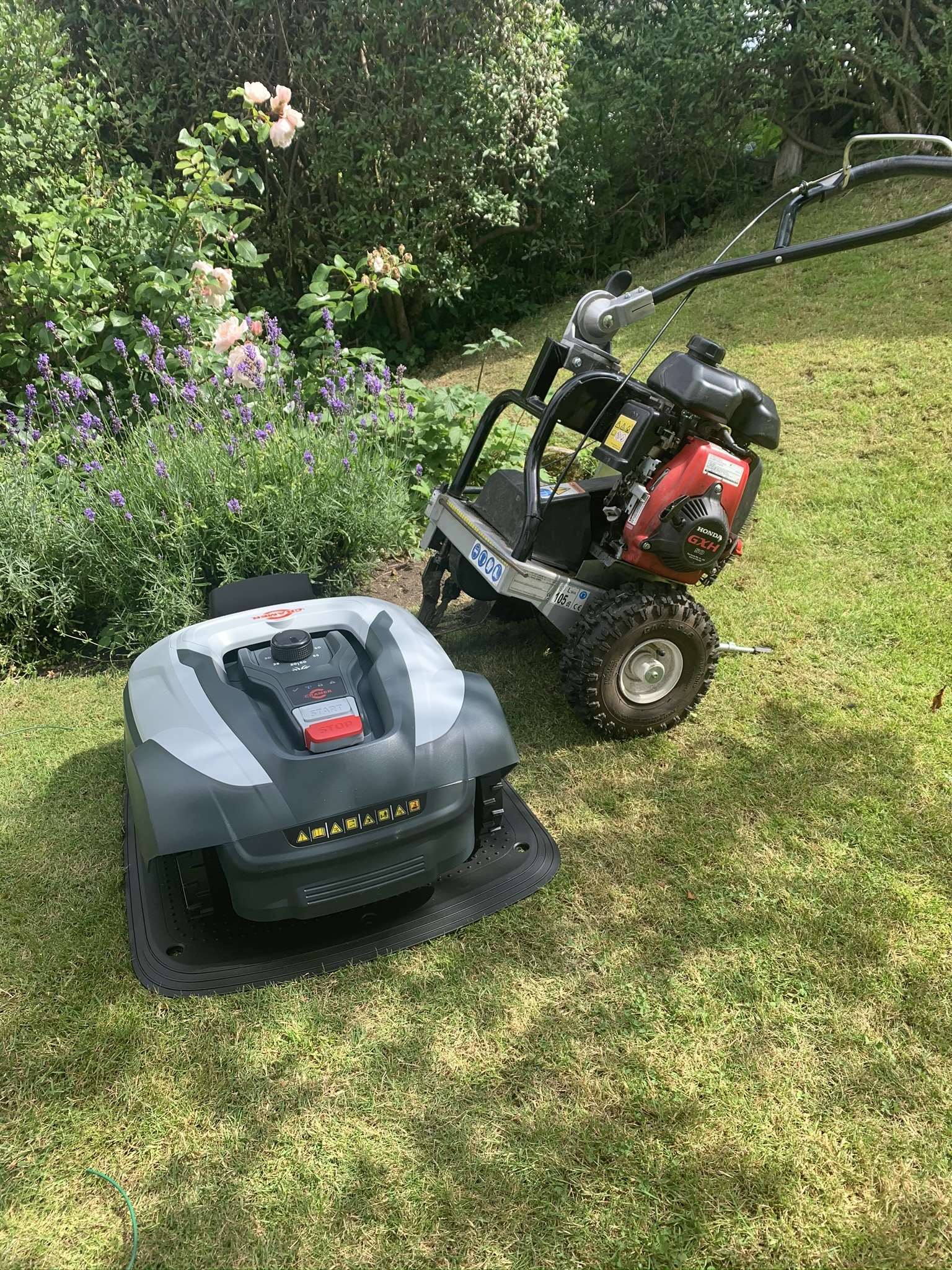 Opsætning og montering af robotplæneklipper